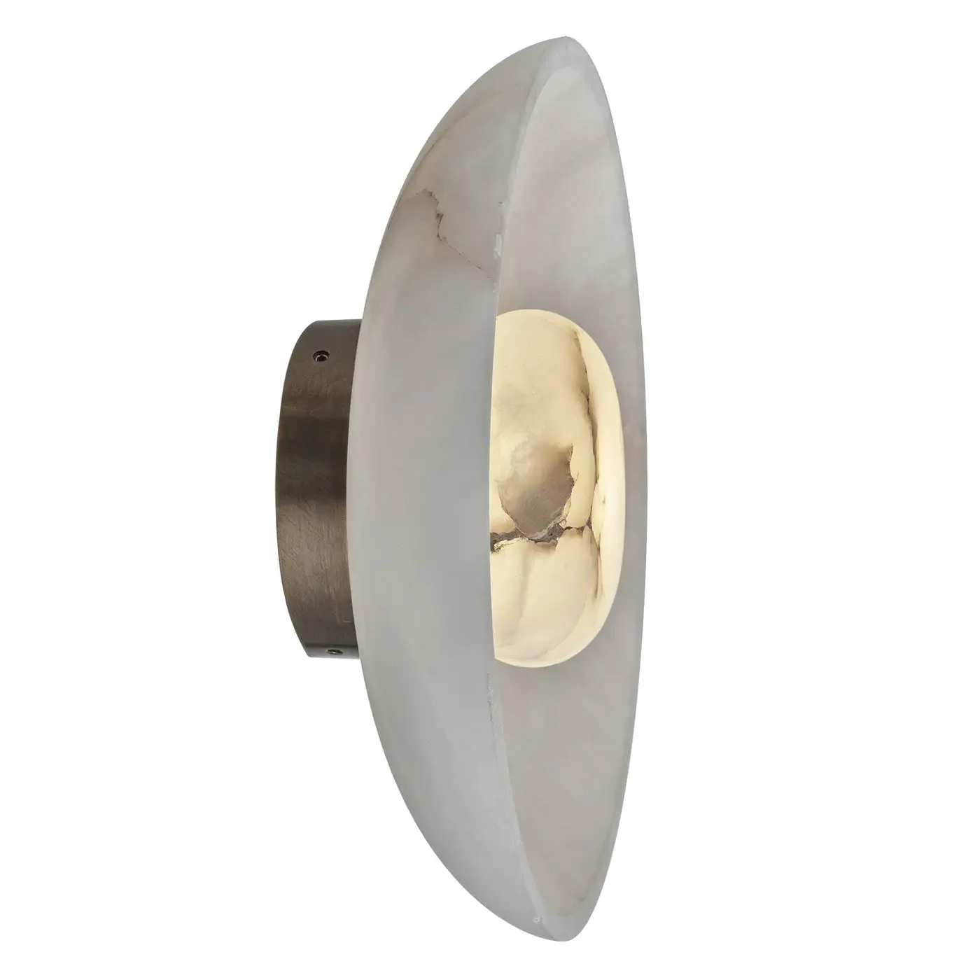 Alabaster Diffuser Wall Light - 10 inch - White - Image 2