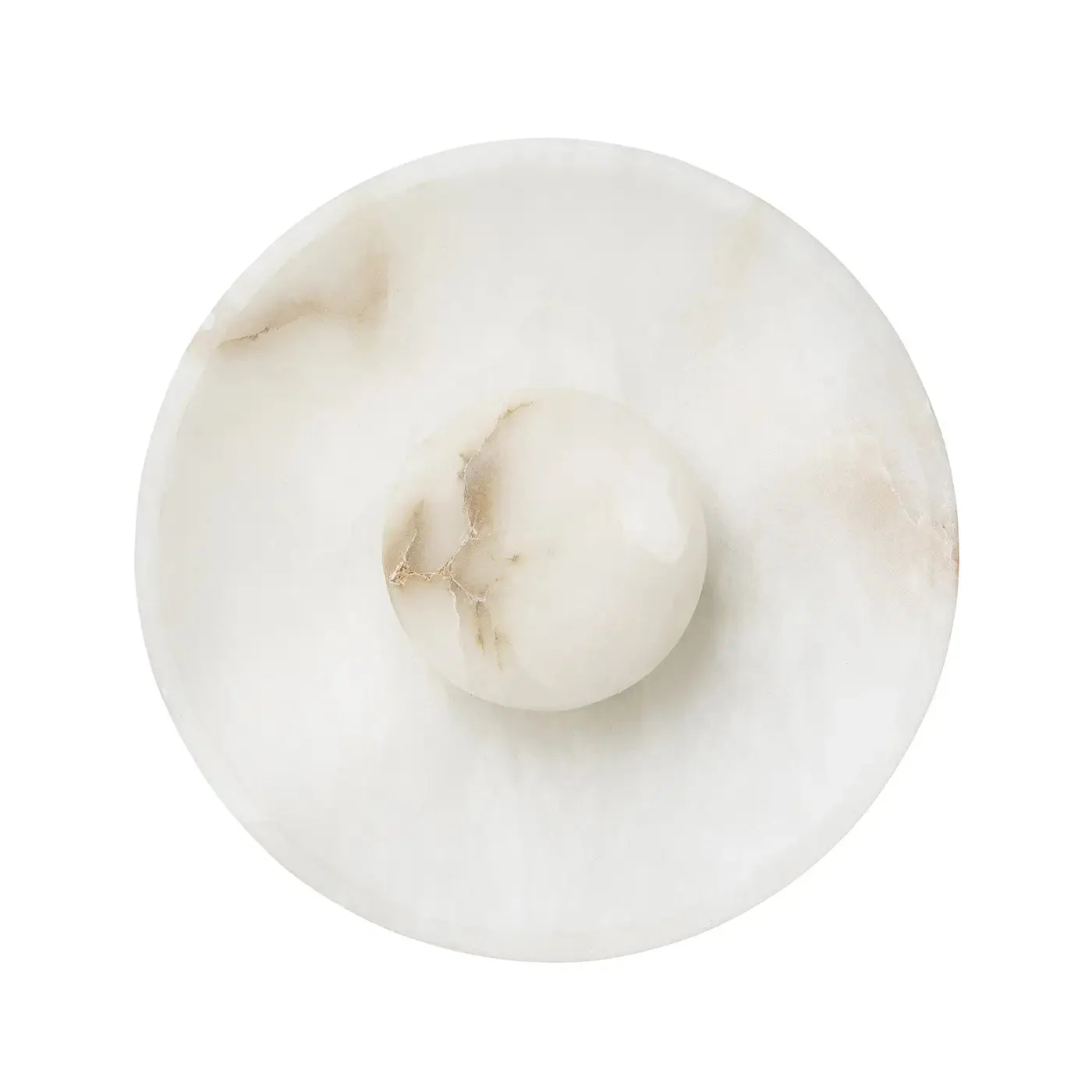 Alabaster Diffuser Wall Light - 10 inch - White - Image 3
