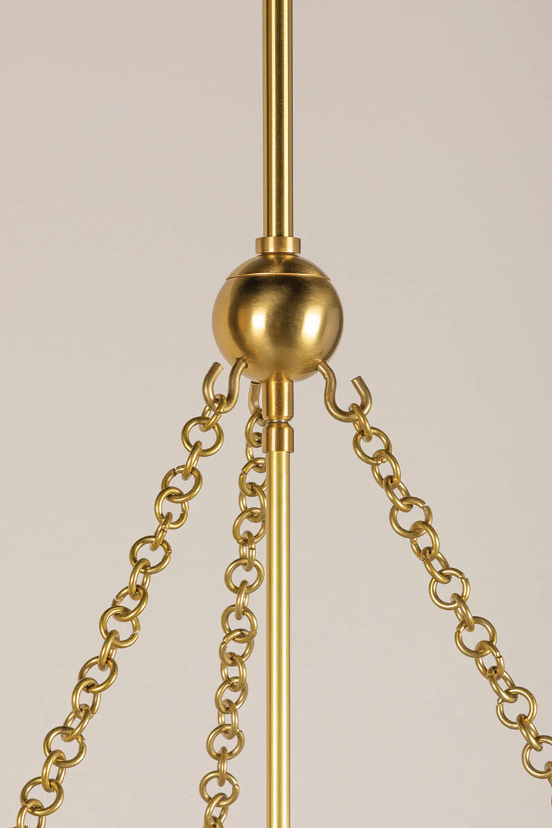 Alana 3Lt Pendant - Aged Brass - Image 2