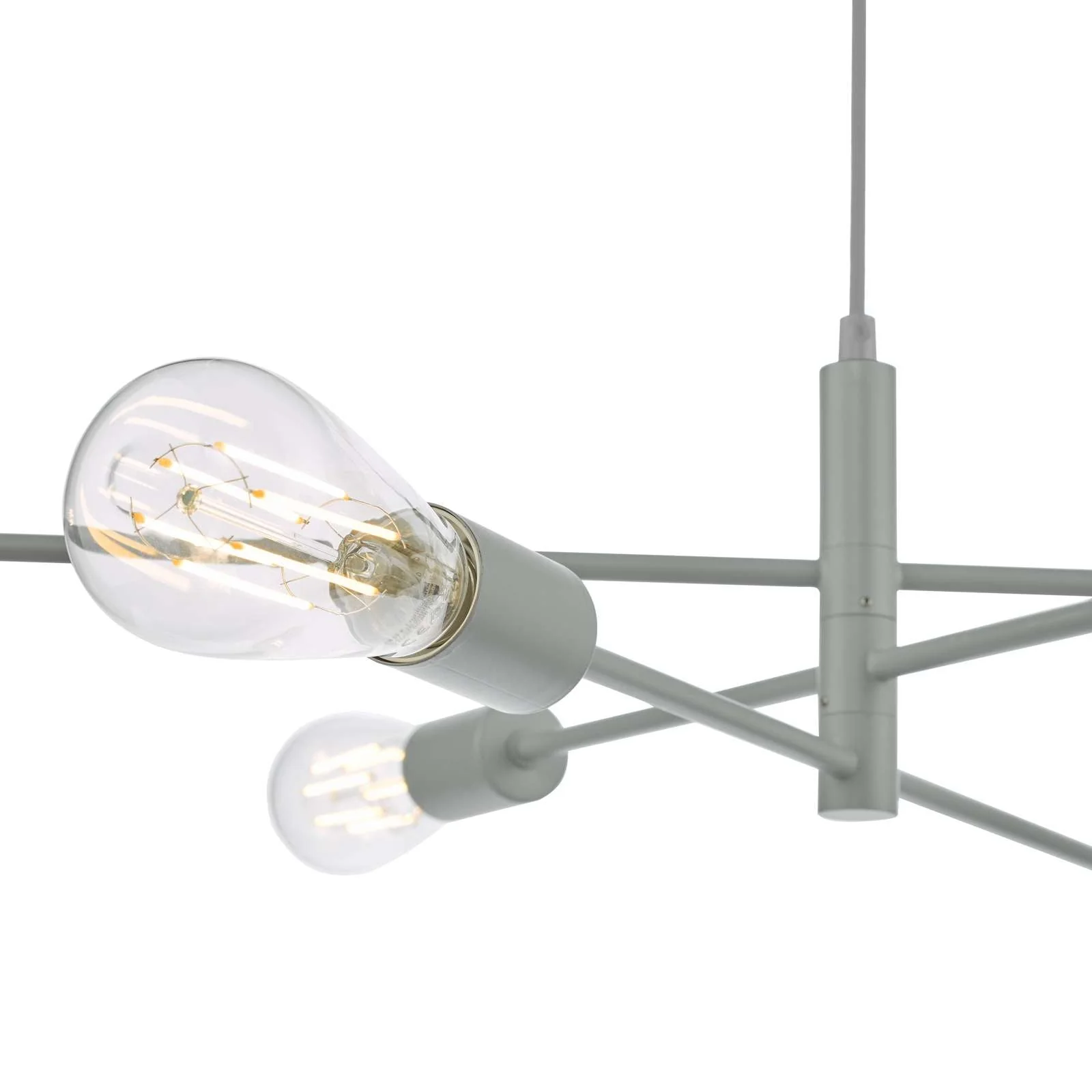 Alana 6 Light Fitting - Antique Brass/Black/Polished Gold/Satin Chrome Finish - Image 10