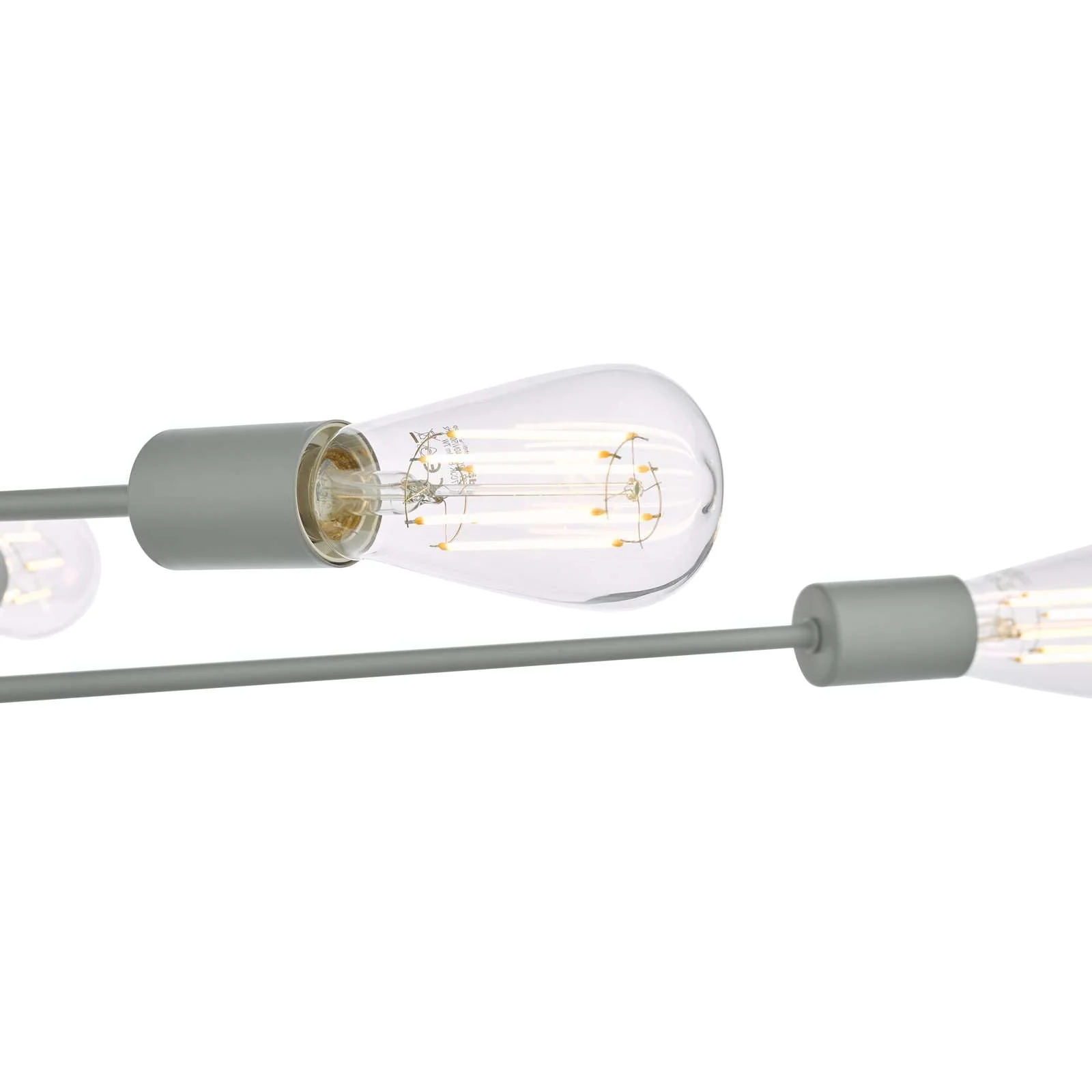 Alana 6 Light Fitting - Antique Brass/Black/Polished Gold/Satin Chrome Finish - Image 11