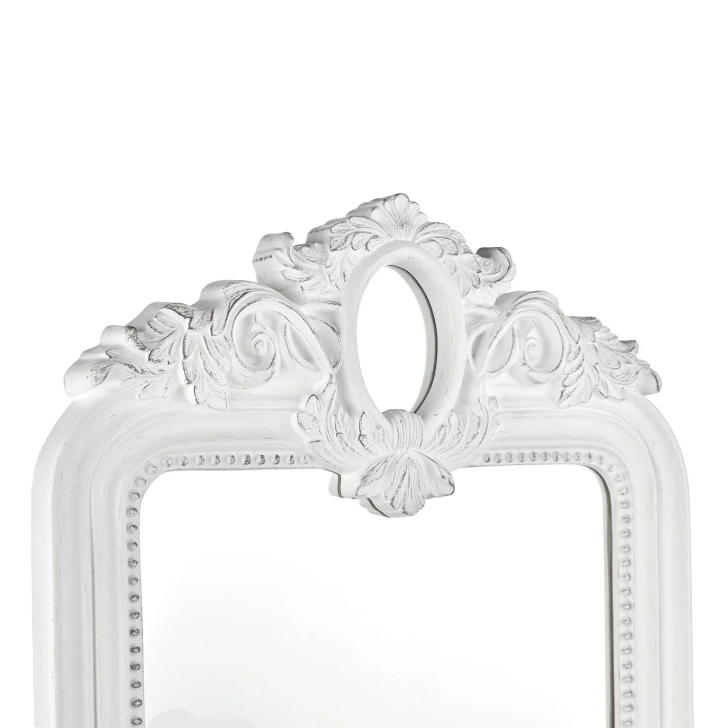 Alana Rectangle Mirror Distressed Ivory 120 x 71cm - Image 4