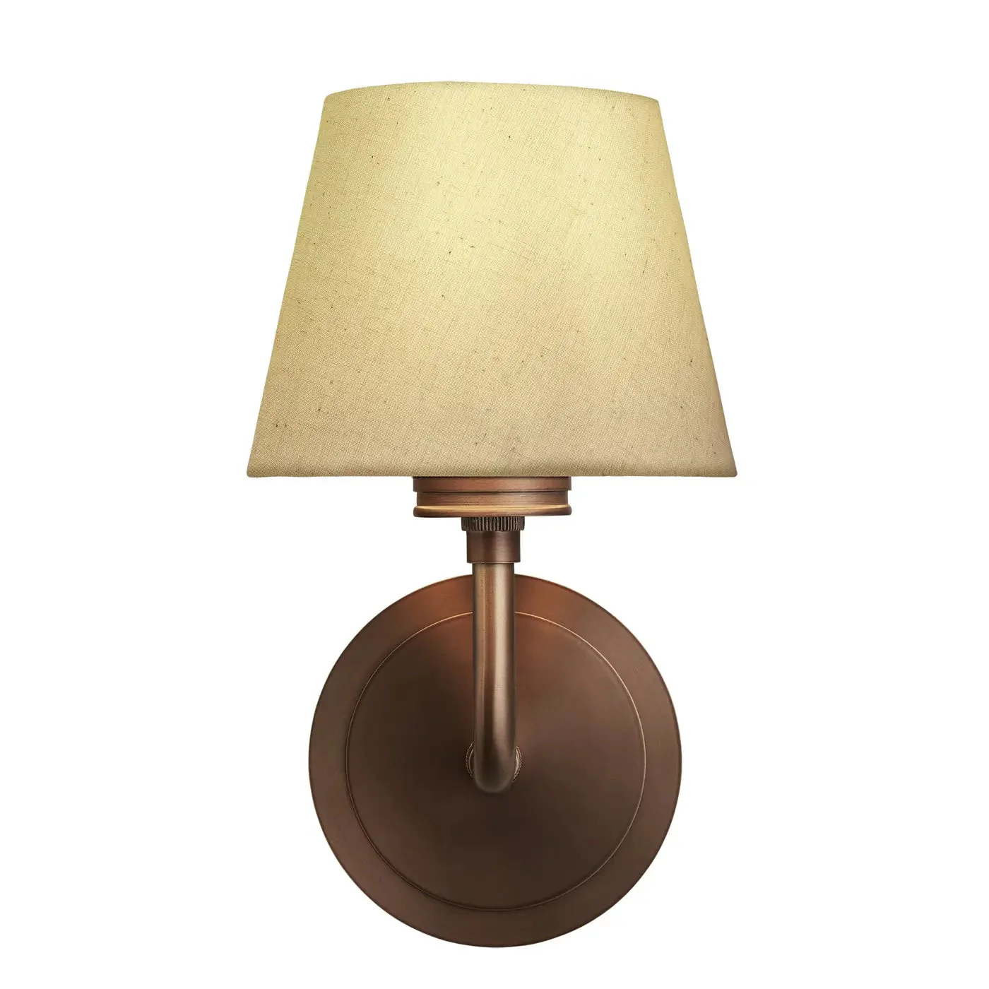 Albany 1/2Lt Wall Light - Natural Cotton Shade - Image 14