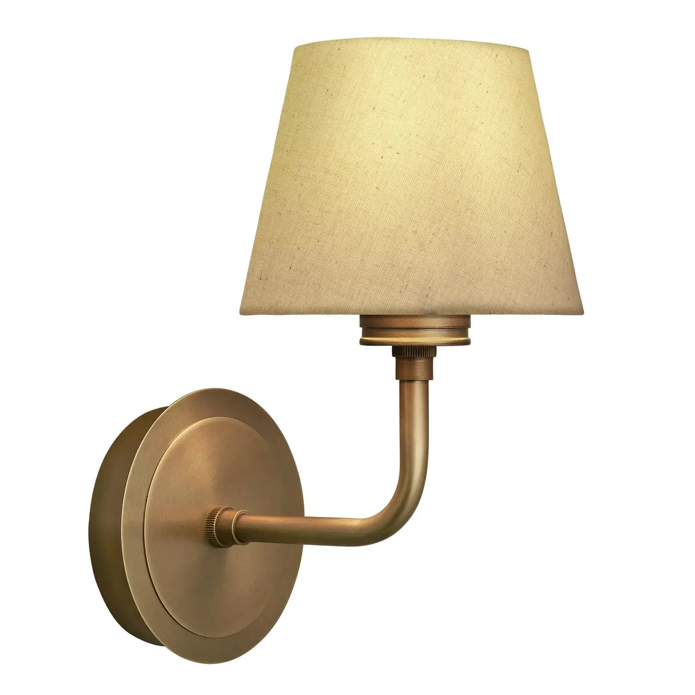 Albany 1/2Lt Wall Light - Natural Cotton Shade - Image 15