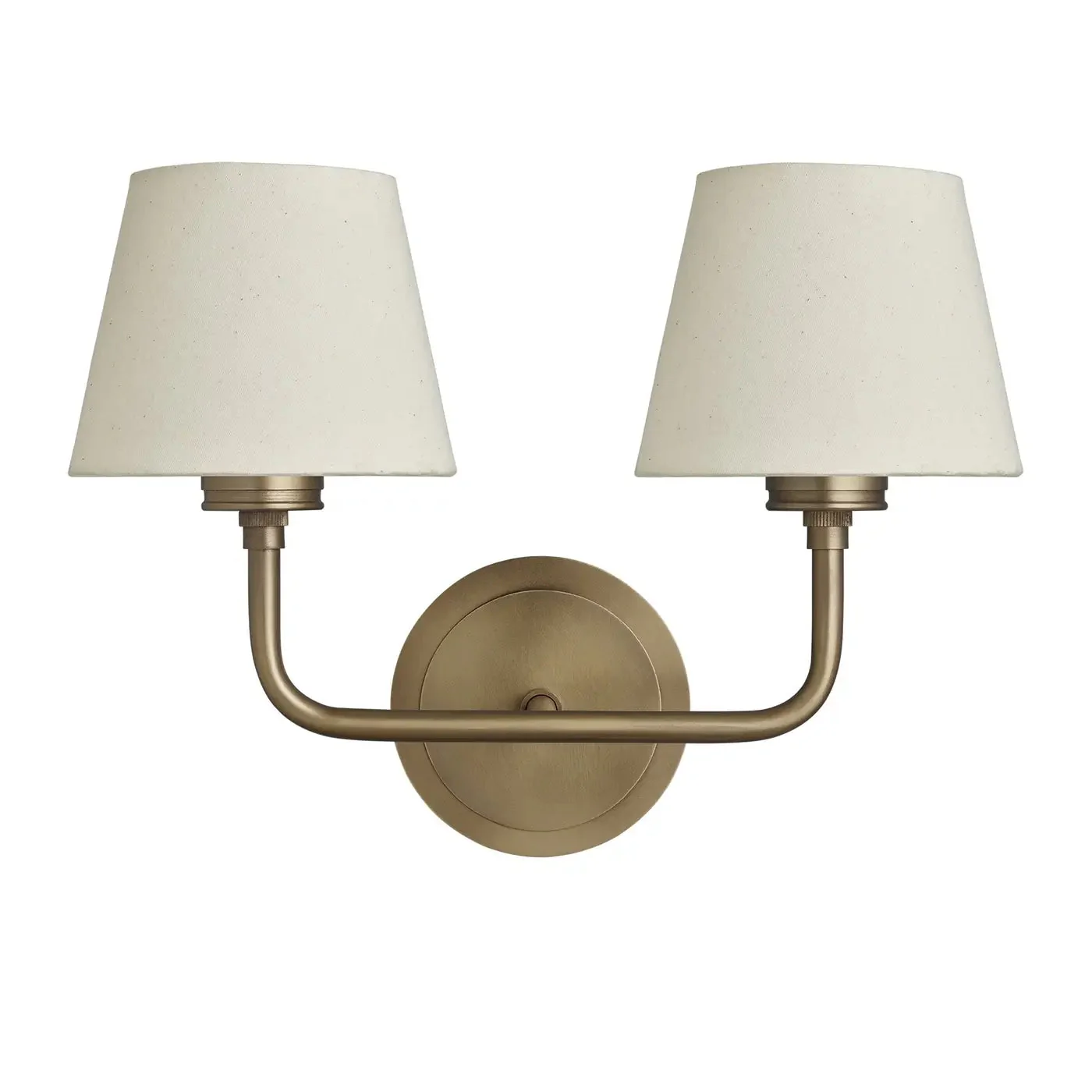 Albany 1/2Lt Wall Light - Natural Cotton Shade - Image 4