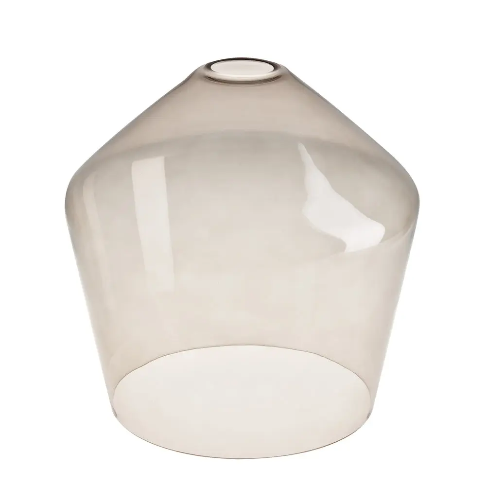 Albany Glass Schoolhouse Pendant Light - Brass/ Bronze w Clear & Mocha Glass Finishes - Image 5