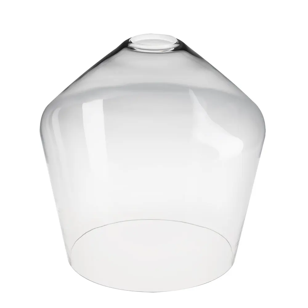 Albany Glass Schoolhouse Pendant Light - Brass/ Bronze w Clear & Mocha Glass Finishes - Image 6