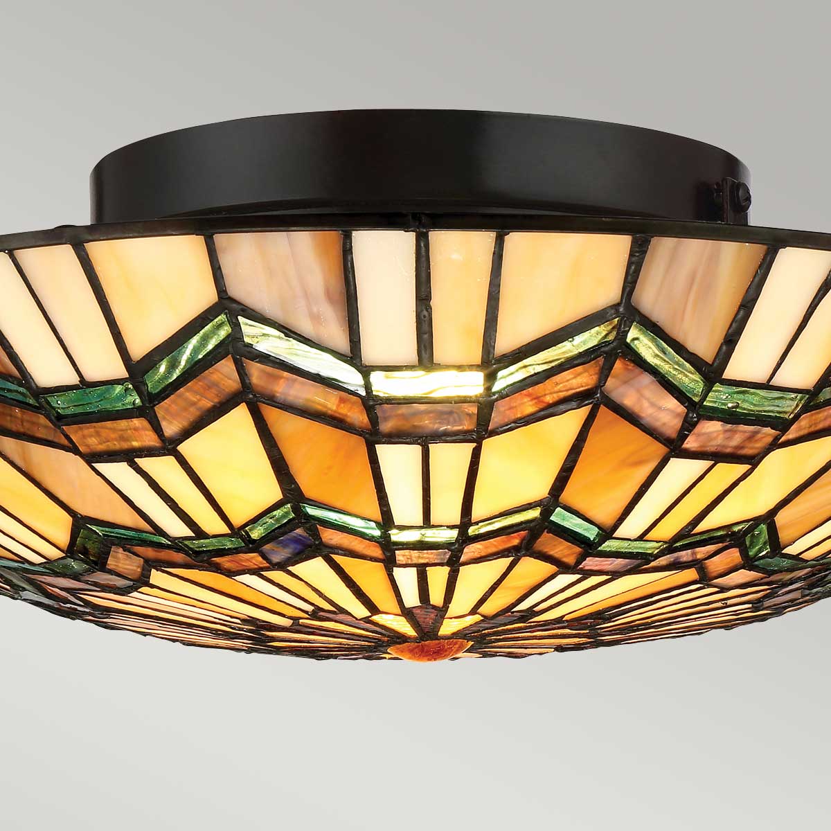 Alcott 2 Light Flush - Valiant Bronze - Image 3