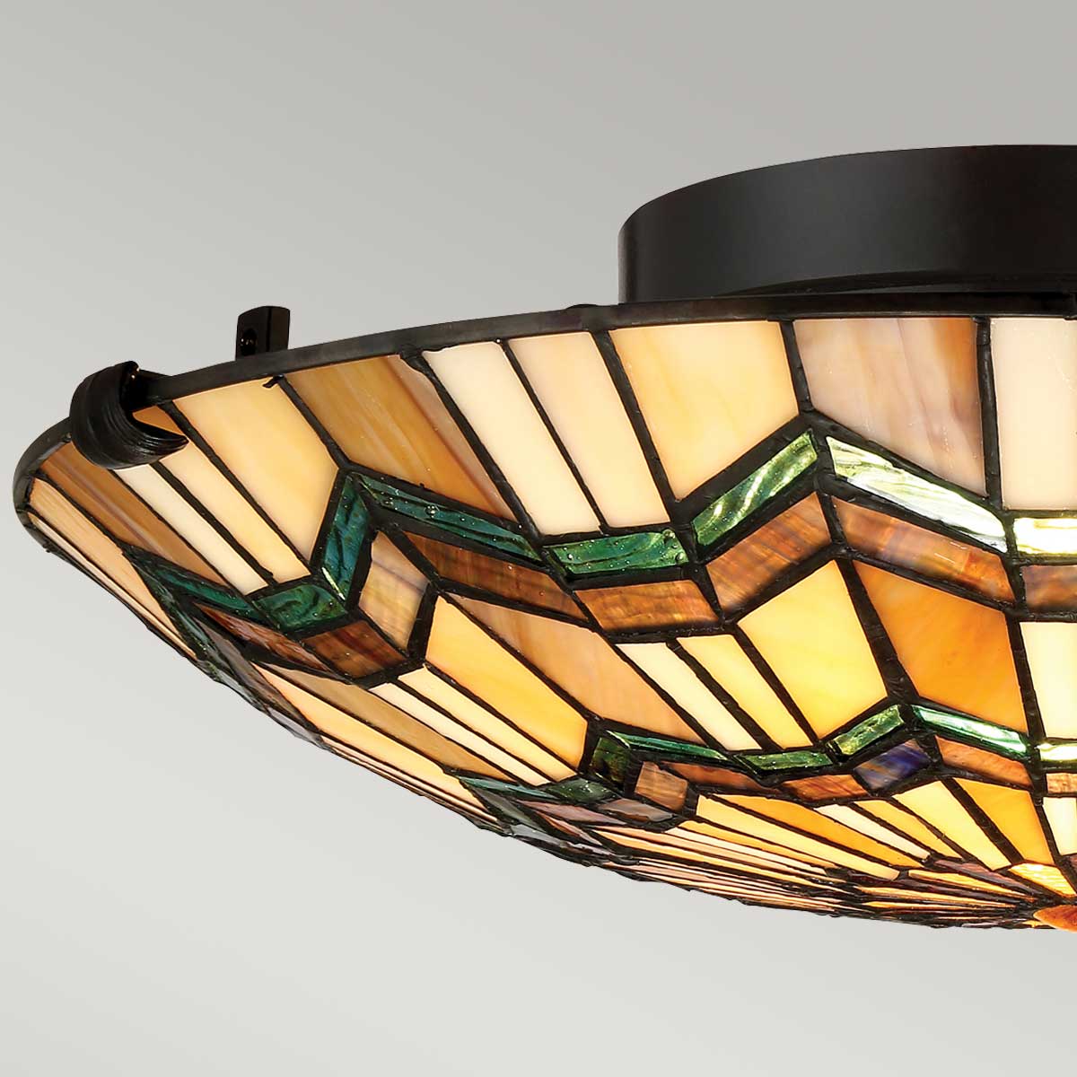 Alcott 2 Light Flush - Valiant Bronze - Image 4