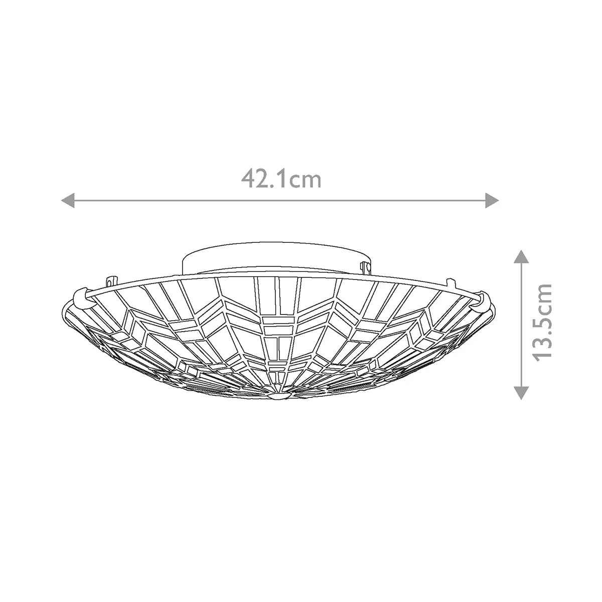 Alcott 2 Light Flush - Valiant Bronze - Image 7