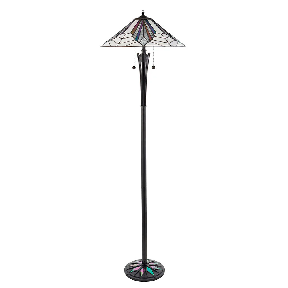 Alcyone Floor Lamp -Black Finish E27 - Image 8