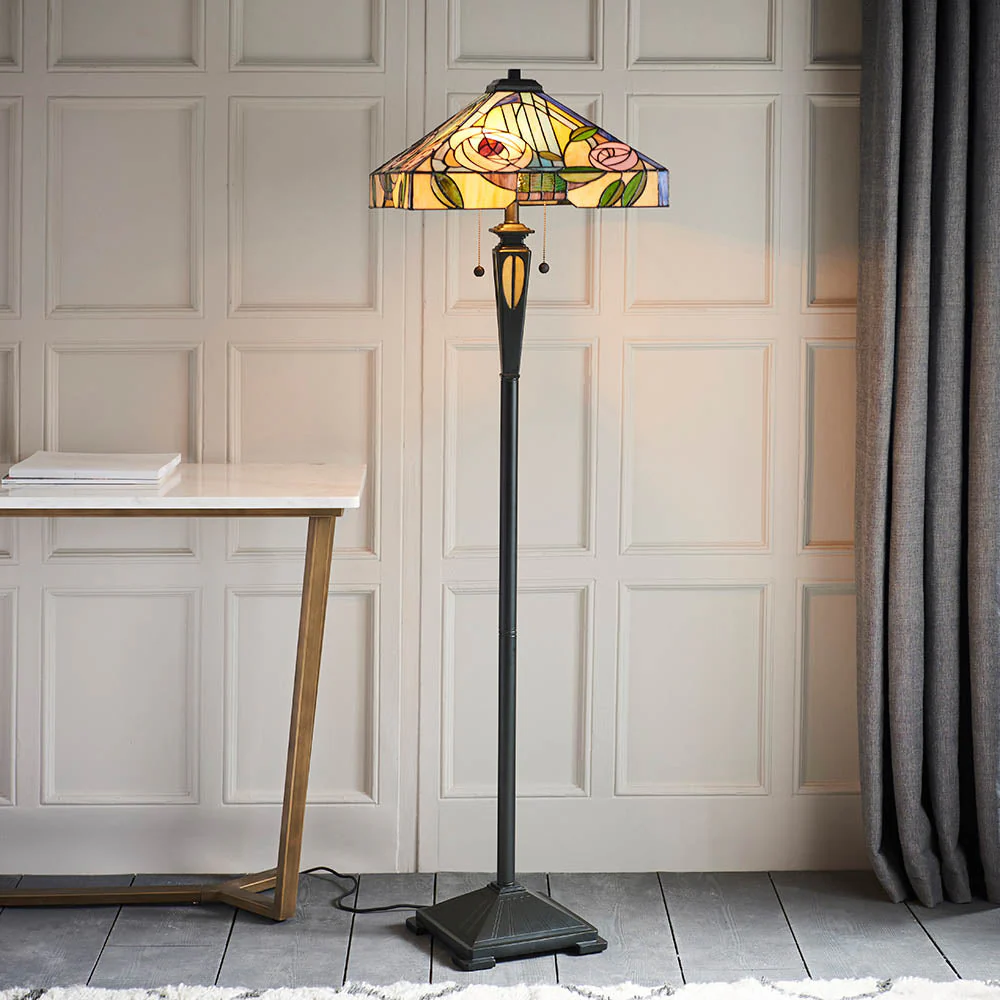 Aldebaran Floor Lamp - Satin Black Finish E27 - Image 2