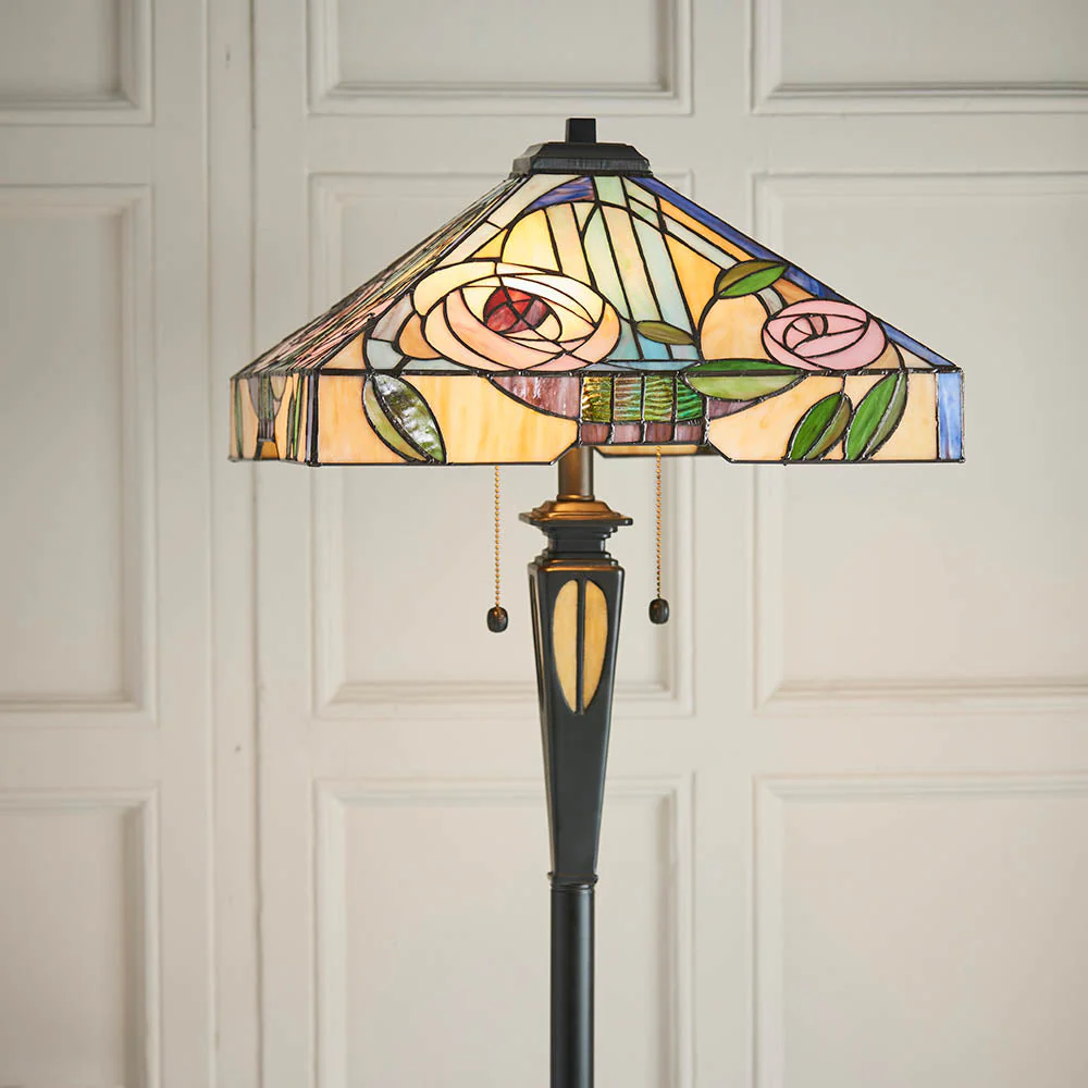 Aldebaran Floor Lamp - Satin Black Finish E27 - Image 3