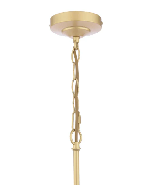 Alexa 3/5 Light Pendant Glass and Matt Antique Brass - Image 2
