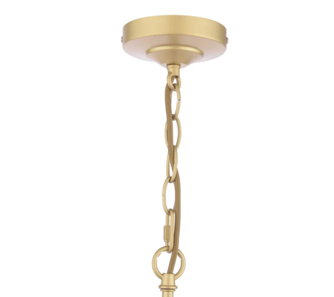 Alexa 3/5 Light Pendant Glass and Matt Antique Brass - Image 6