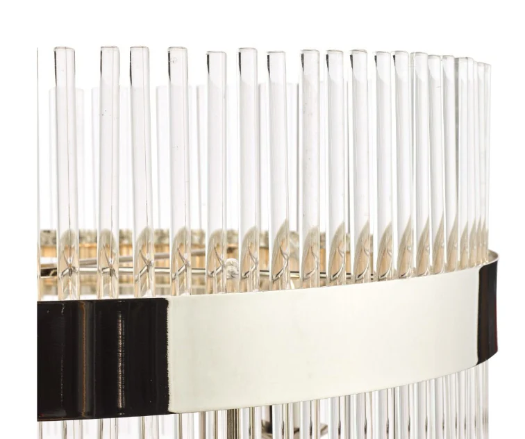 Alexa 5lt Pendant Polished Nickel Glass Rods - Image 2