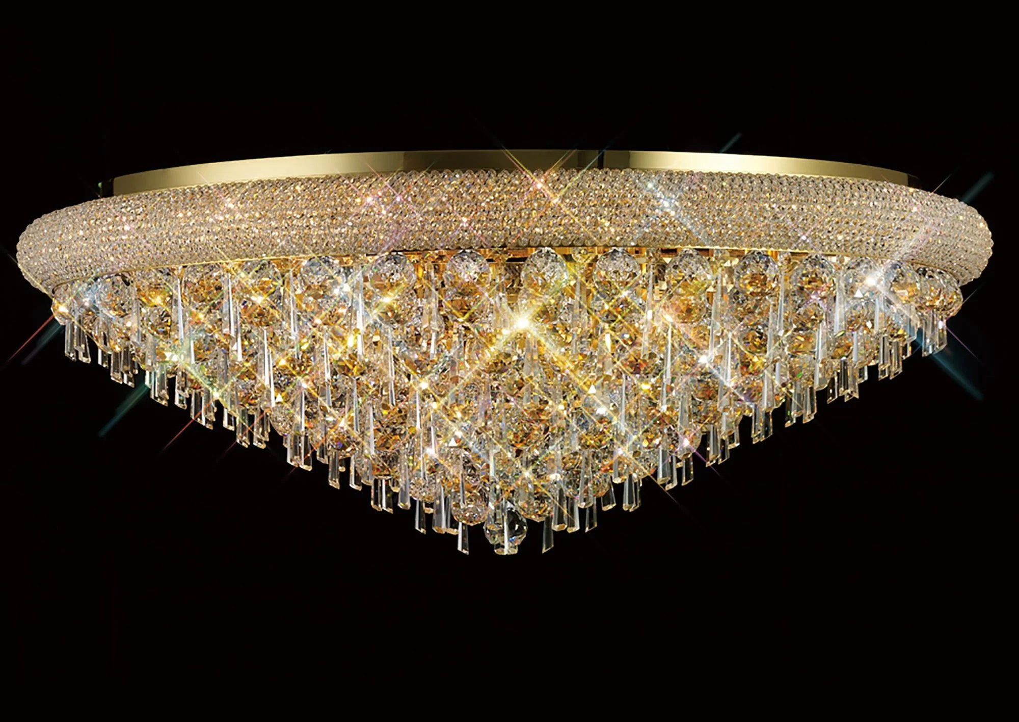 Alexandra Ceiling 6/7/9/16/18 Light E14 Gold/Polished Chrome - Image 17
