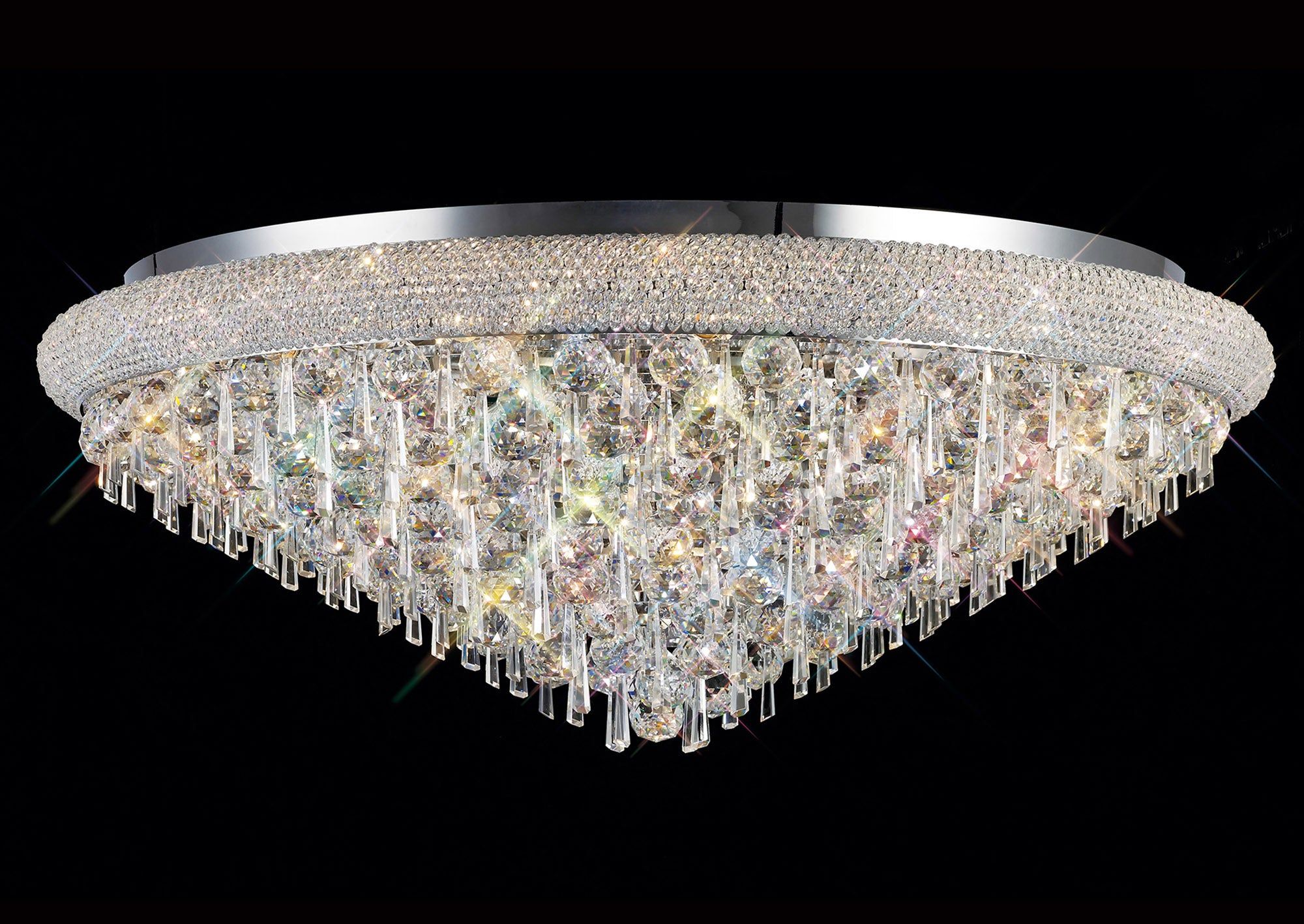 Alexandra Ceiling 6/7/9/16/18 Light E14 Gold/Polished Chrome - Image 18