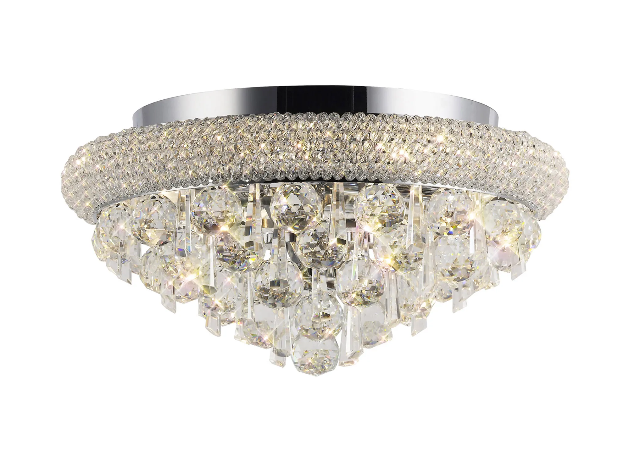 Alexandra Ceiling 6/7/9/16/18 Light E14 Gold/Polished Chrome - Image 20