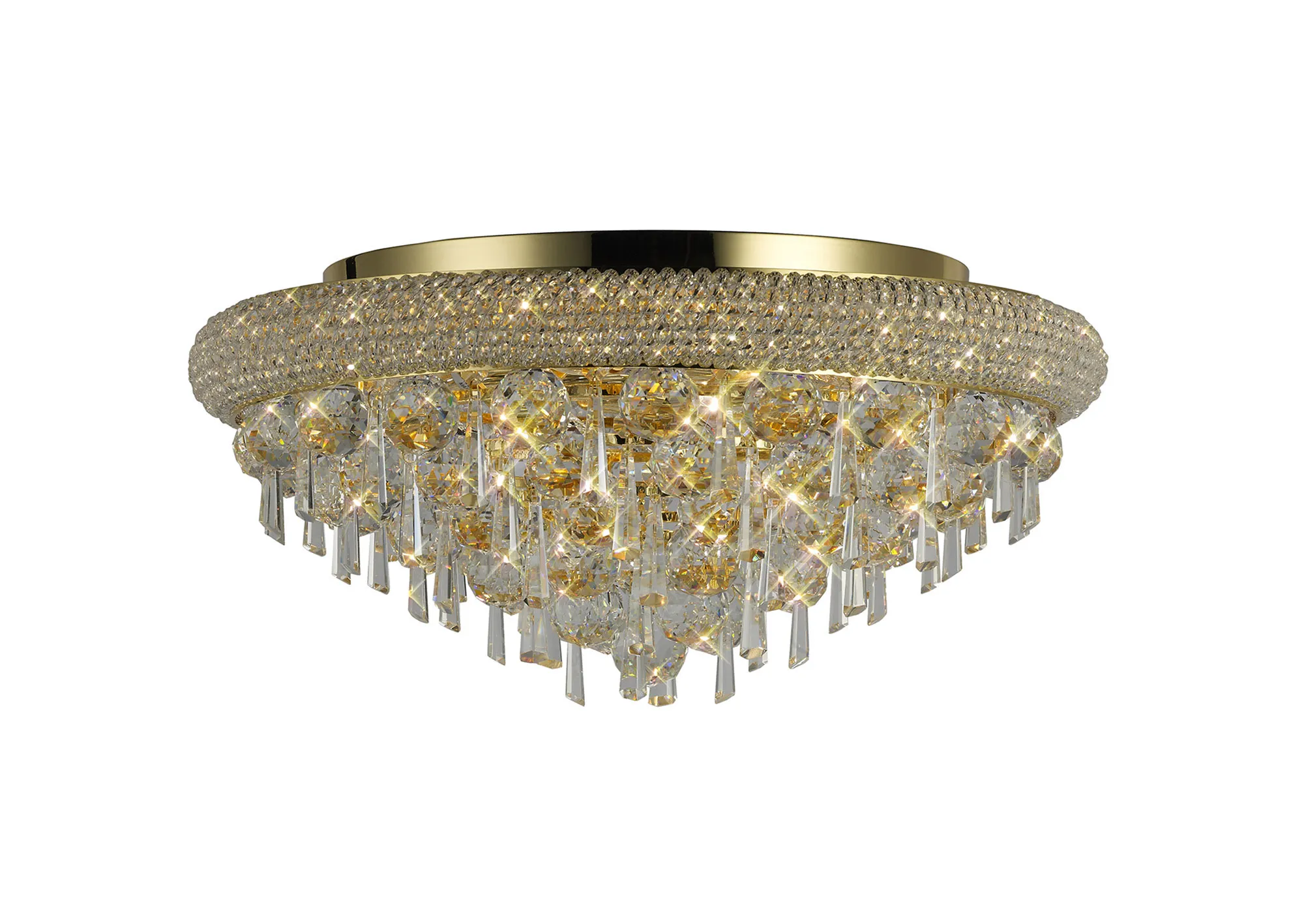 Alexandra Ceiling 6/7/9/16/18 Light E14 Gold/Polished Chrome - Image 21