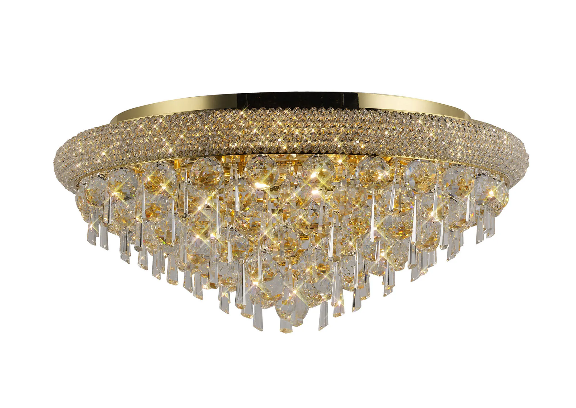 Alexandra Ceiling 6/7/9/16/18 Light E14 Gold/Polished Chrome - Image 23