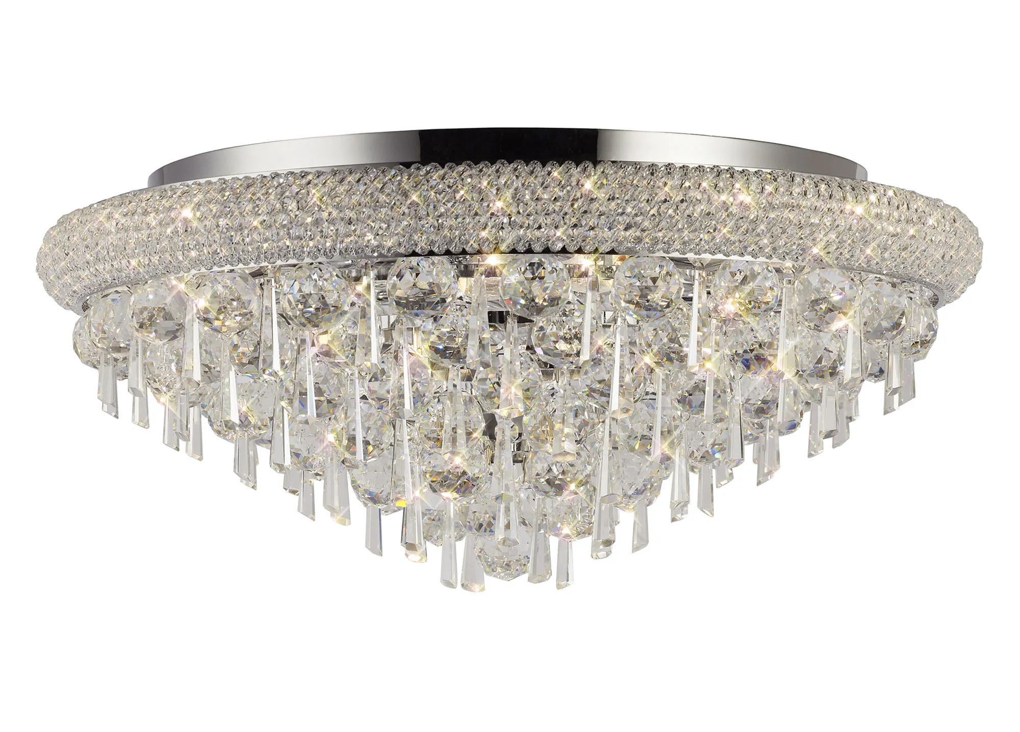 Alexandra Ceiling 6/7/9/16/18 Light E14 Gold/Polished Chrome - Image 24