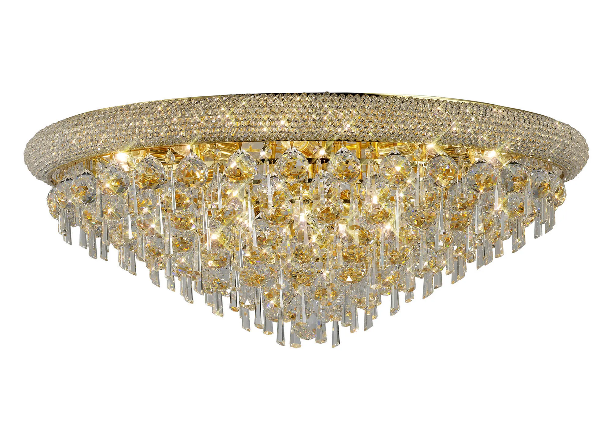 Alexandra Ceiling 6/7/9/16/18 Light E14 Gold/Polished Chrome - Image 25