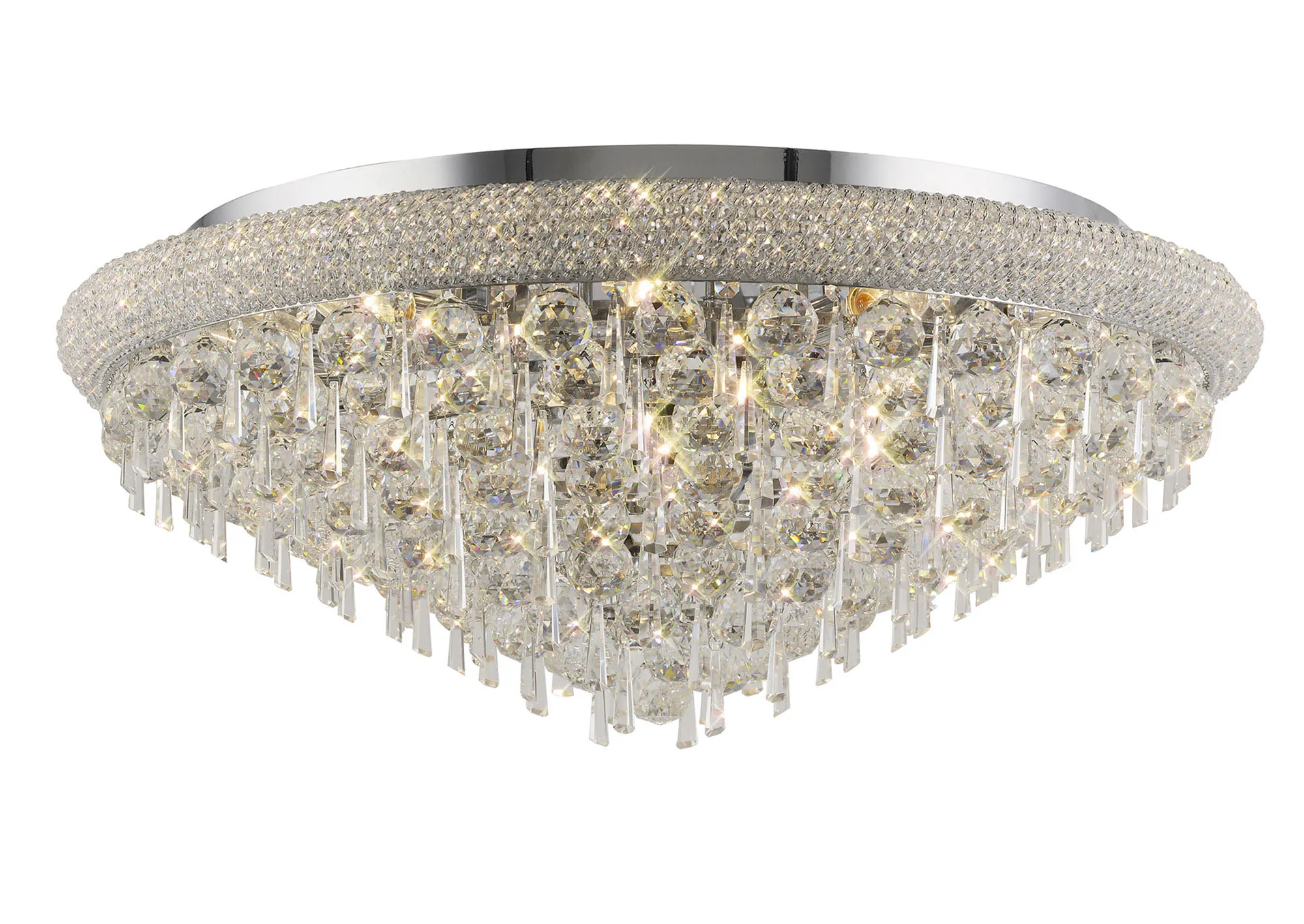Alexandra Ceiling 6/7/9/16/18 Light E14 Gold/Polished Chrome - Image 26