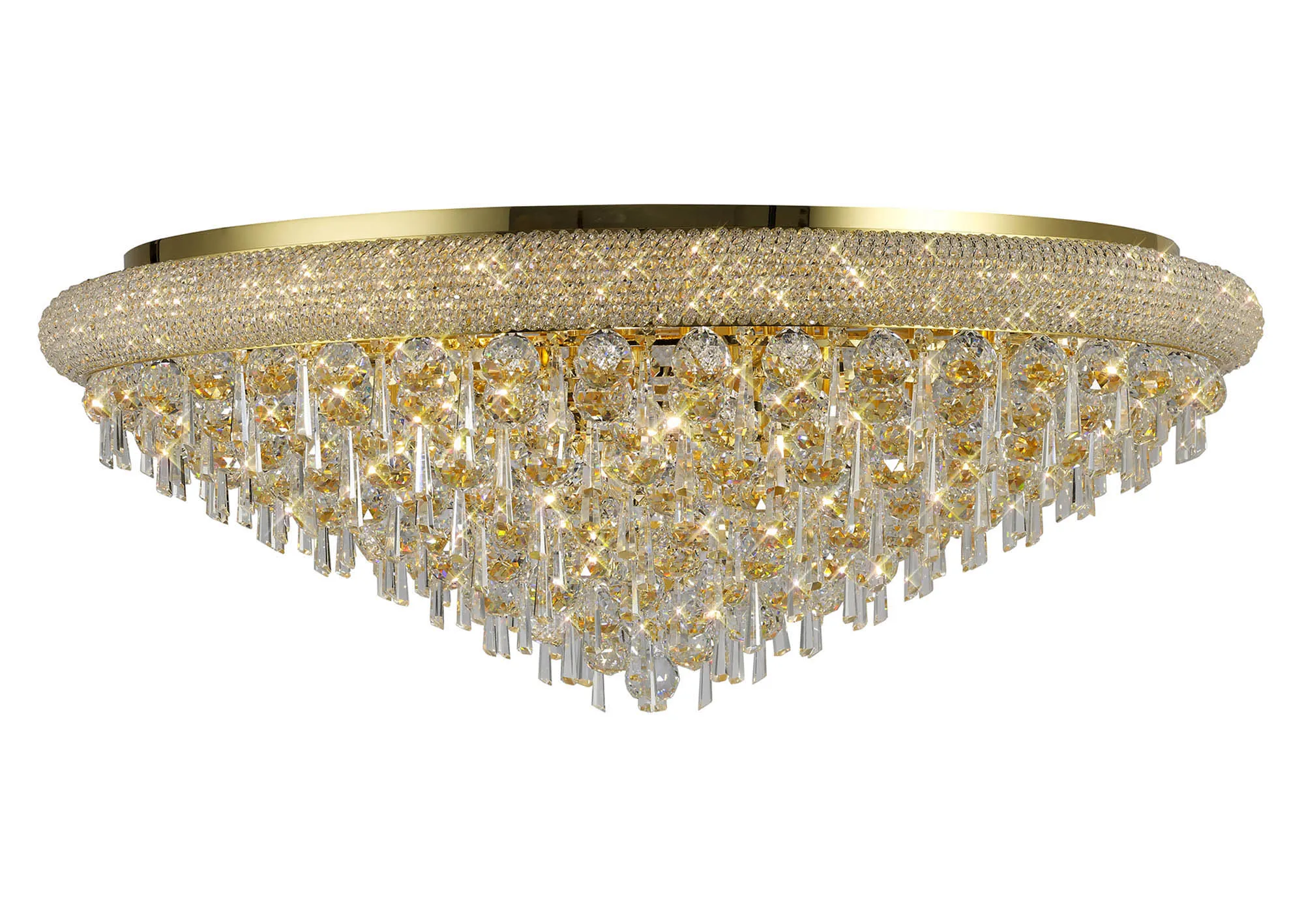 Alexandra Ceiling 6/7/9/16/18 Light E14 Gold/Polished Chrome - Image 27