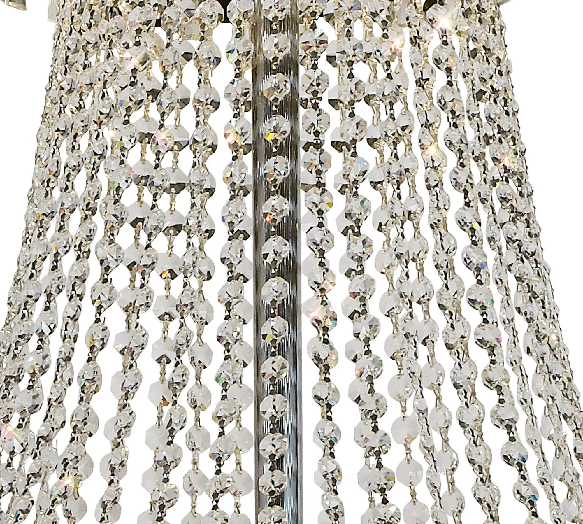 Alexandra Pendant 3 Tier 37 Light Gold/Polished Chrome - Image 9