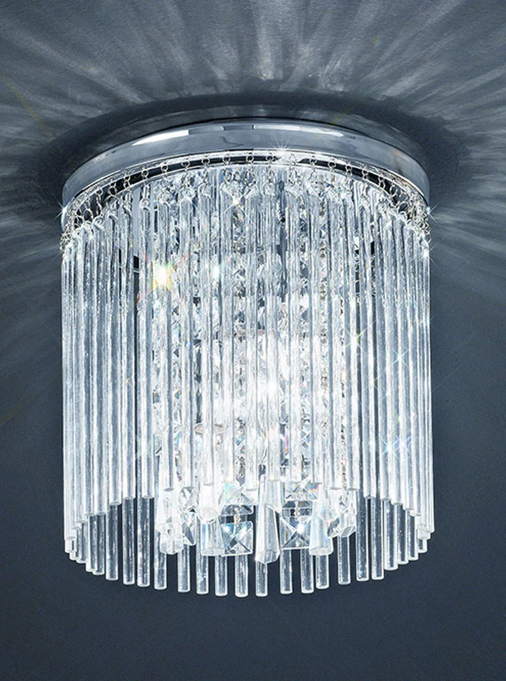 Alexia Crystal Flush IP44 - Small / Large - Image 2