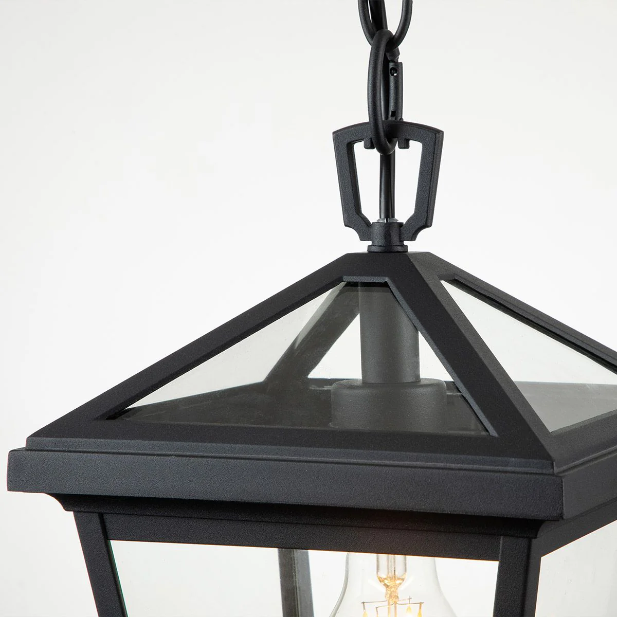 Alford Place 1/3Lt Small Chain Lantern - Museum Black IP44 E27 - Image 3