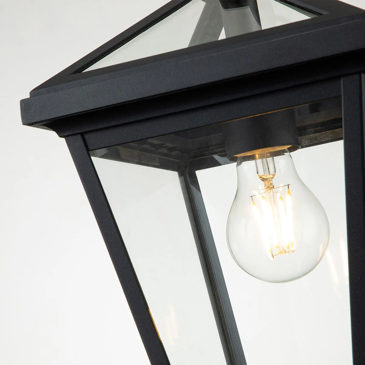 Alford Place 1/3Lt Small Chain Lantern - Museum Black IP44 E27 - Image 5