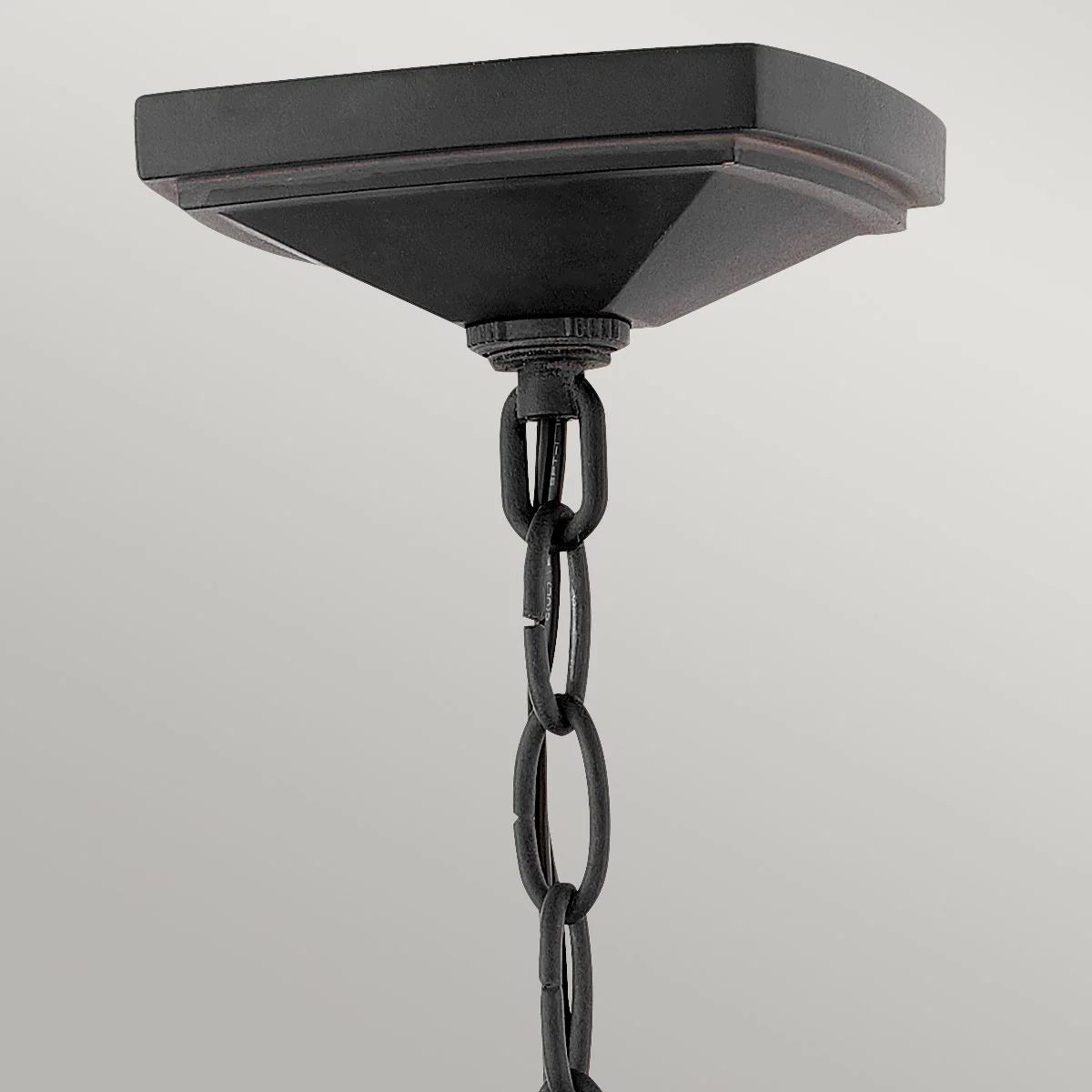 Alford Place 1/3Lt Small Chain Lantern - Museum Black IP44 E27 - Image 8