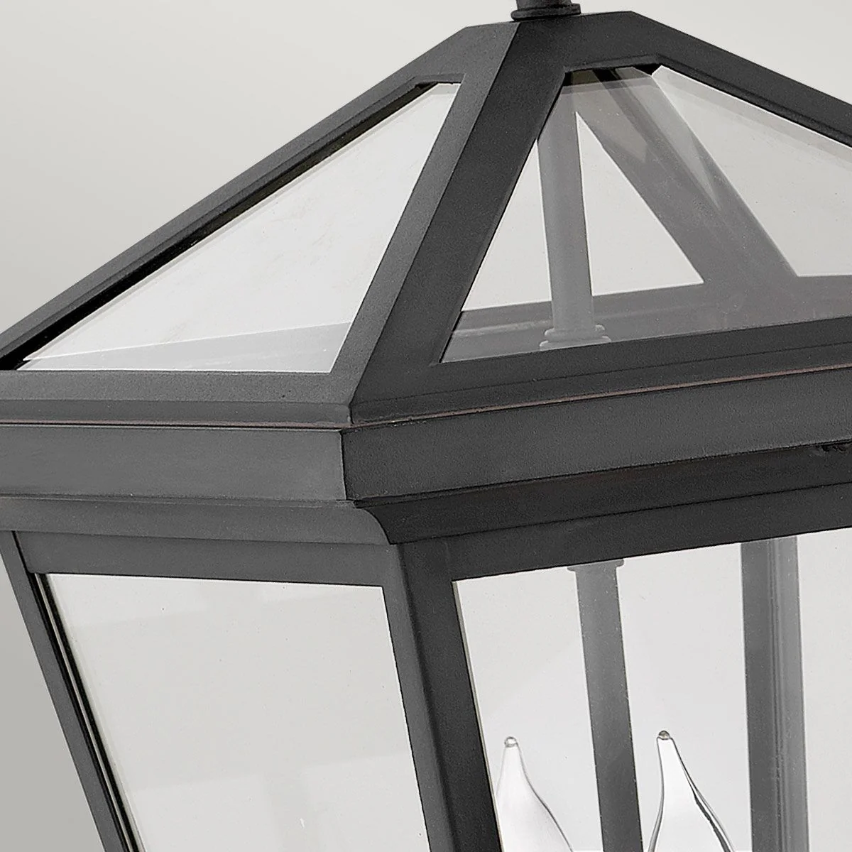 Alford Place 2/3Lt Small/Medium/Large Outdoor Wall Lantern - Museum Black E14 IP44 - Image 10
