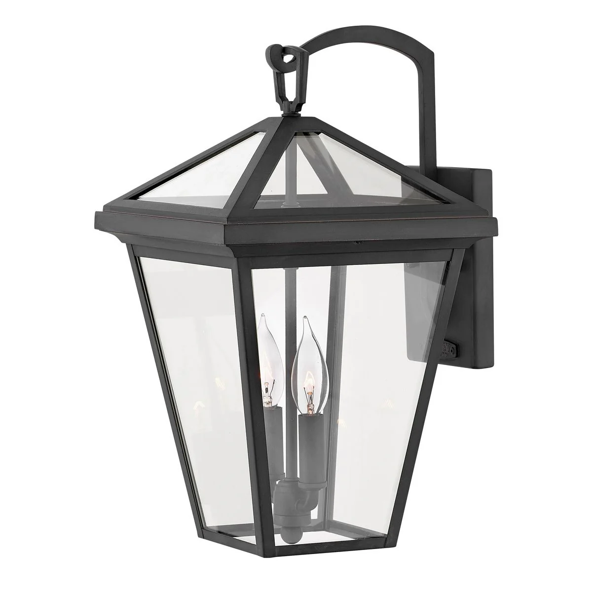 Alford Place 2/3Lt Small/Medium/Large Outdoor Wall Lantern - Museum Black E14 IP44 - Image 2
