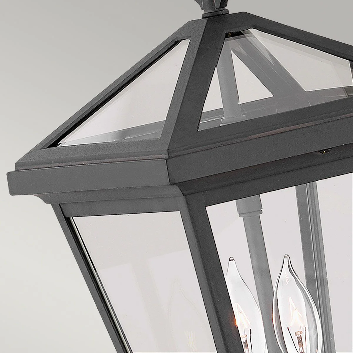 Alford Place 2/3Lt Small/Medium/Large Outdoor Wall Lantern - Museum Black E14 IP44 - Image 5