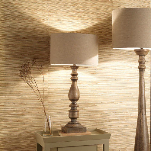 Alia Grey Wash Turned Mango Wood Table Lamp  - Base Only - Image 3