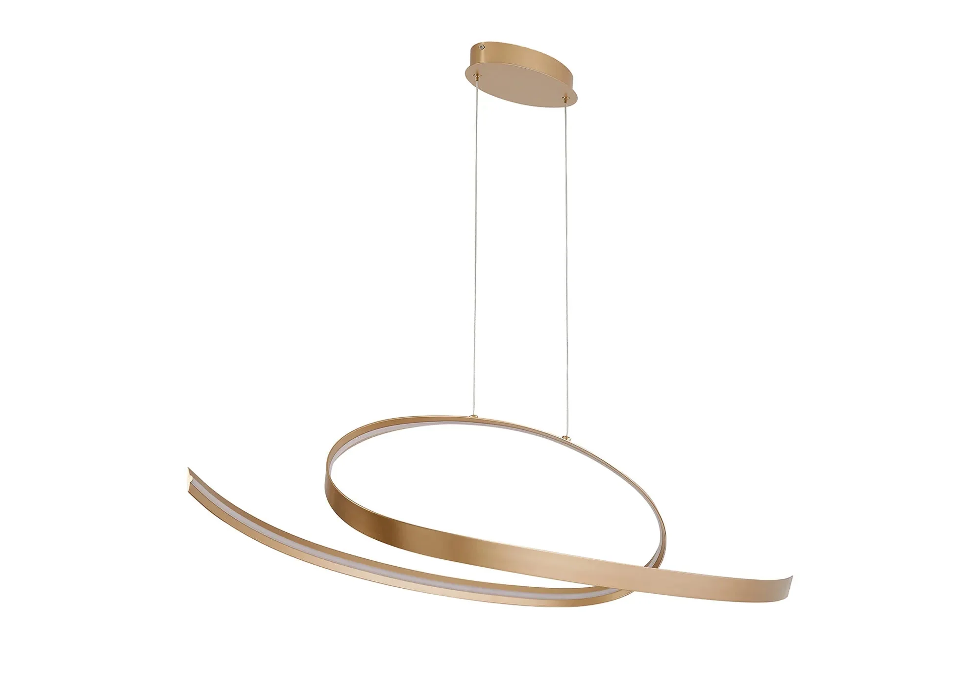 Alice LED Ceiling Light Triac Dimmable - Dark Grey/ Gold Finishes - Image 4