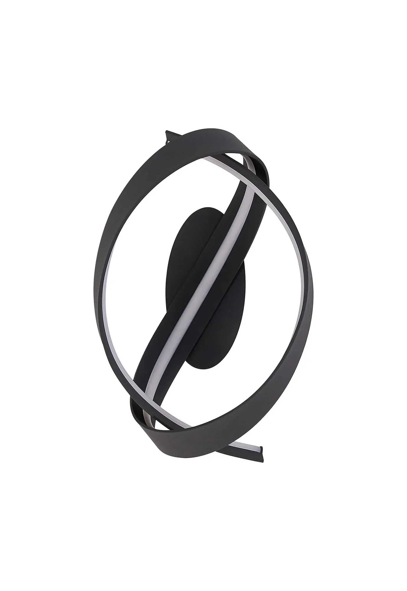 Alice Loop Wall Light Triac Dimmable, 3yrs Warranty Dark Grey/ Gold Finishes - Image 3