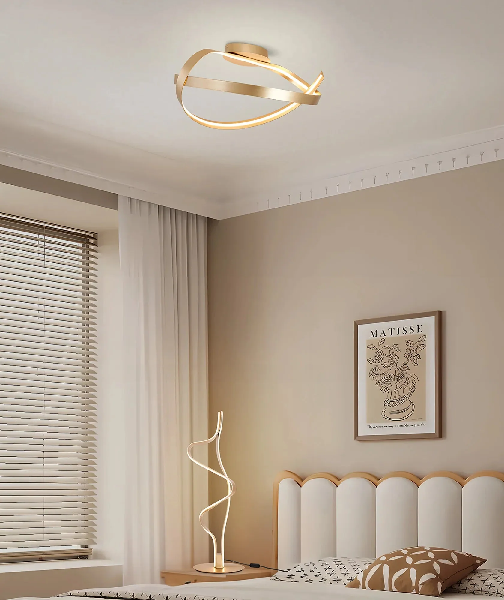 Alice Table Lamp Triac Dimmable 3yrs Warranty- Dark Grey/ Gold Finishes - Image 7