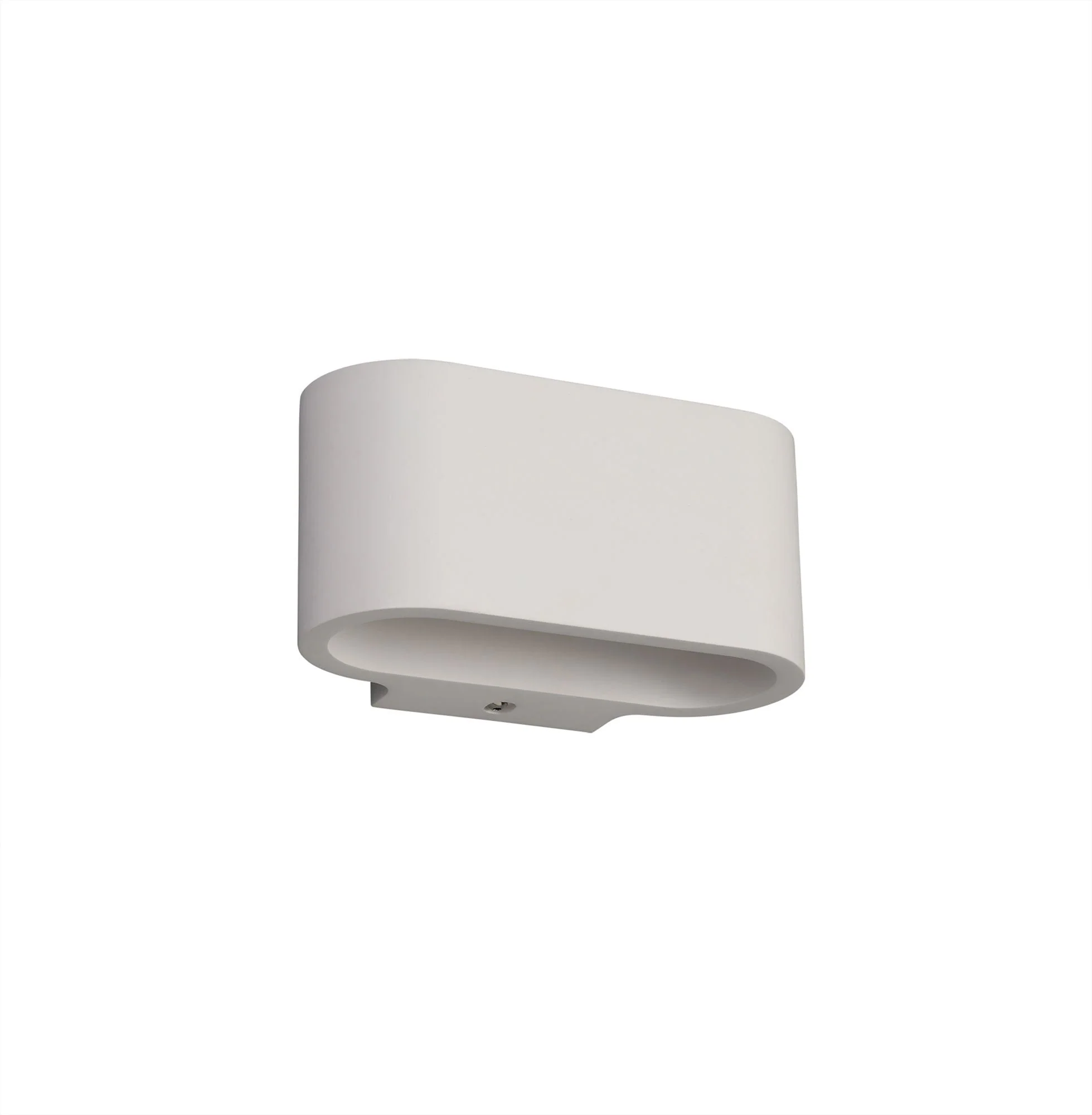 Alina Oval Wall Lamp, 1 x G9, White Paintable Gypsum - Image 4