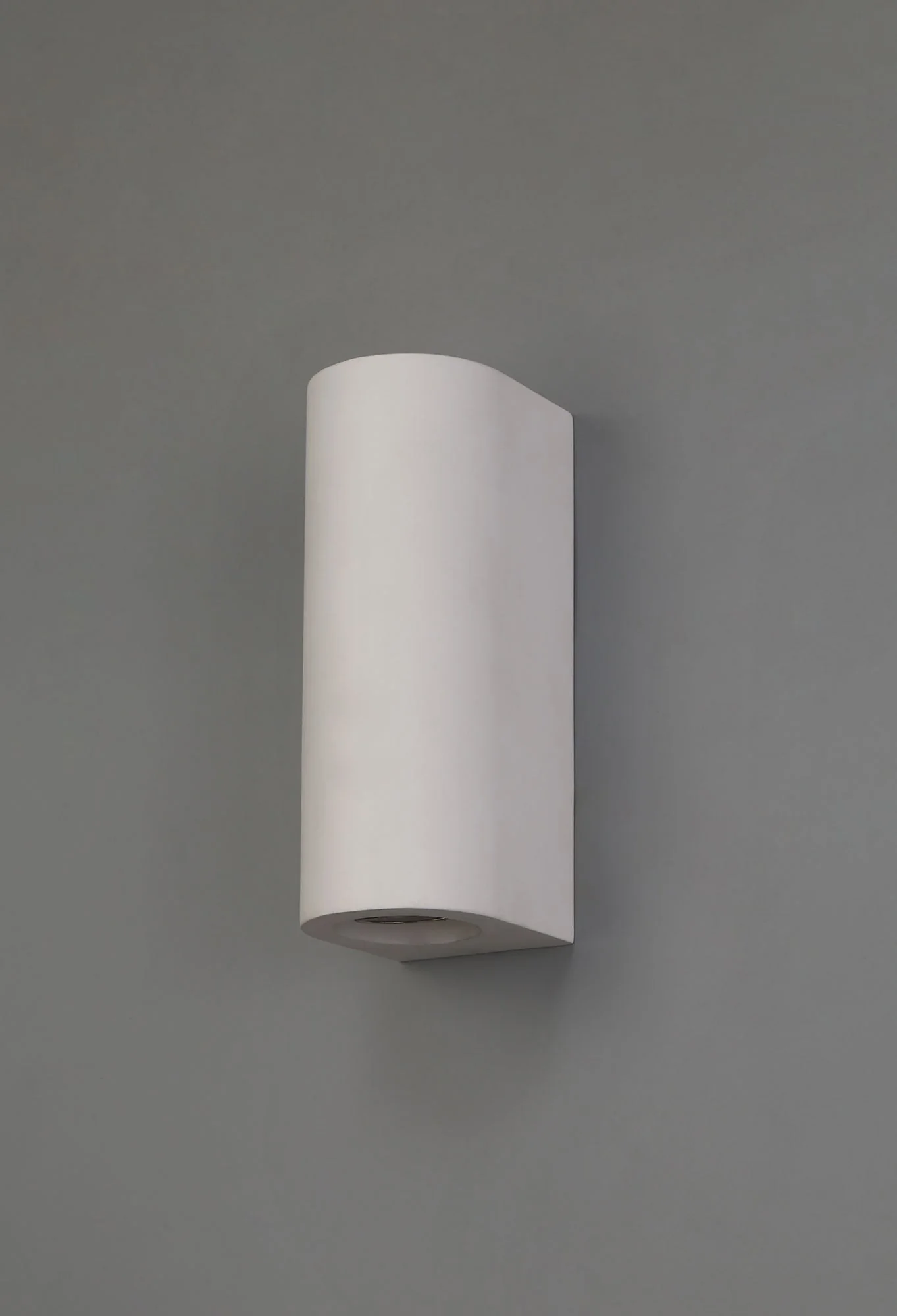 Alina Rectangular/Cylinder Up & Down Wall Lamp, 2 x GU10, White Paintable Gypsum - Image 7