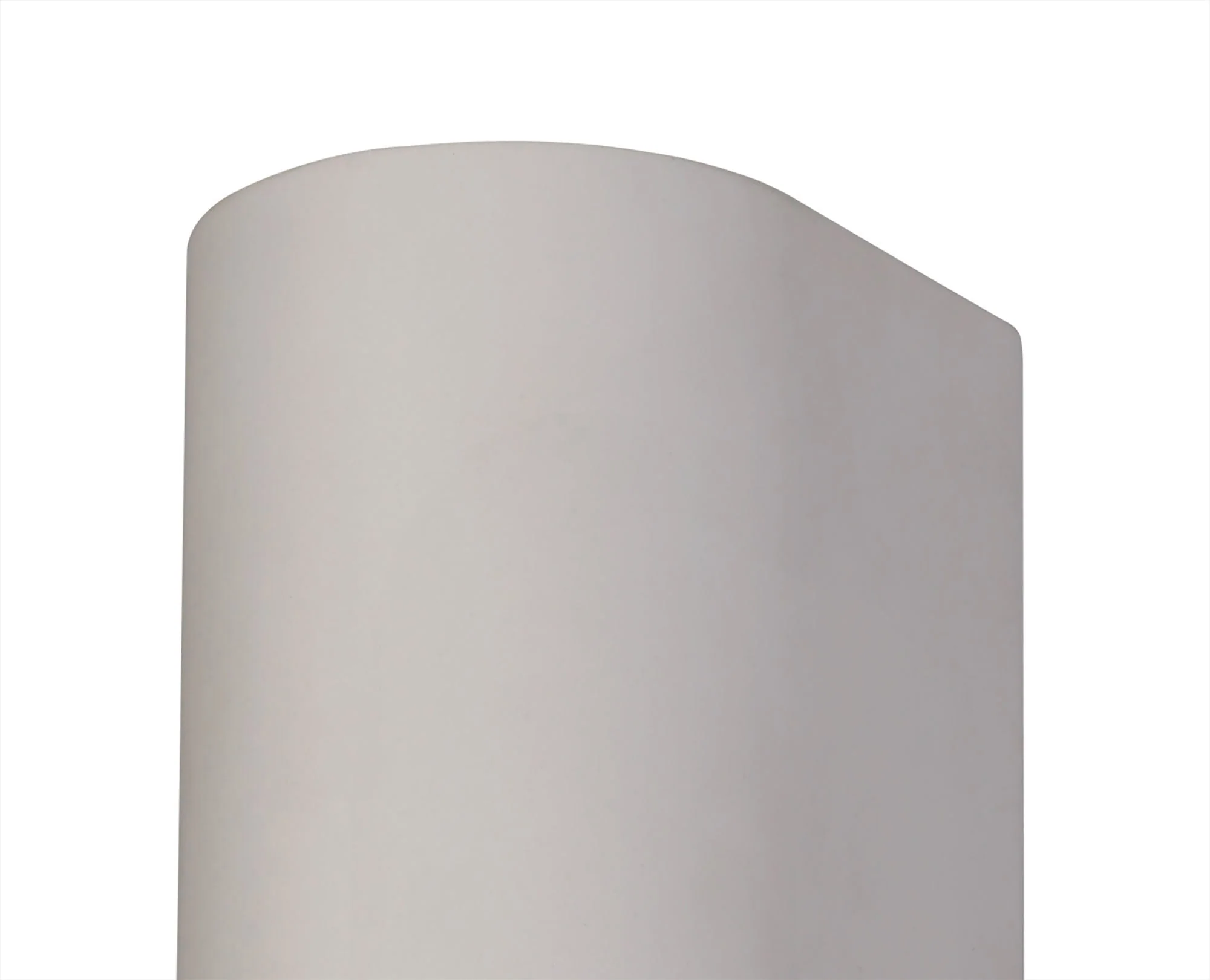 Alina Rectangular/Cylinder Up & Down Wall Lamp, 2 x GU10, White Paintable Gypsum - Image 9