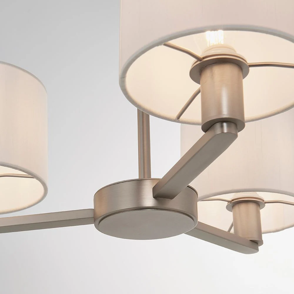 Alistair 3/5Lt Centre Ceiling Light - Antique Bronze/Matt Nickel - Image 12