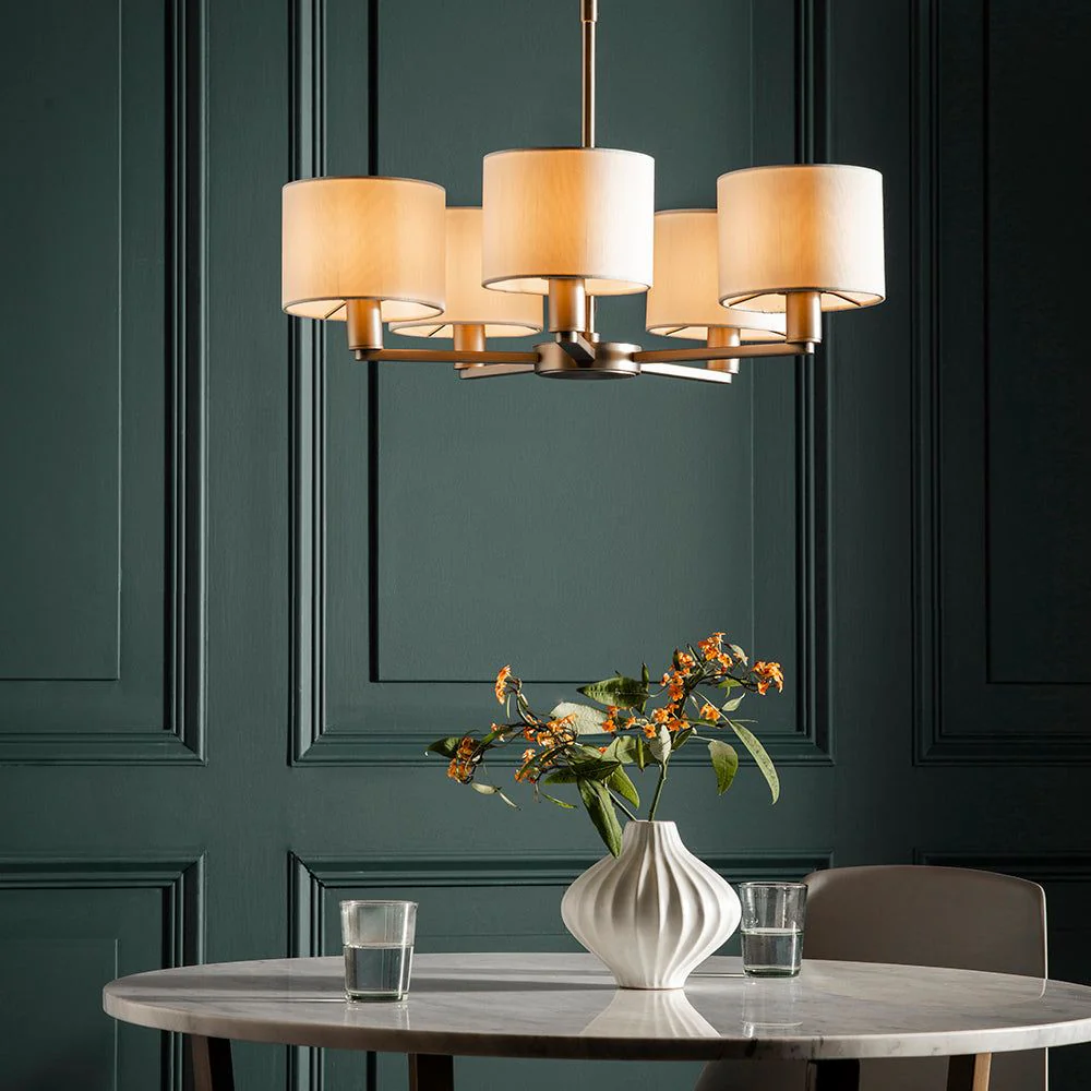 Alistair 3/5Lt Centre Ceiling Light - Antique Bronze/Matt Nickel - Image 13
