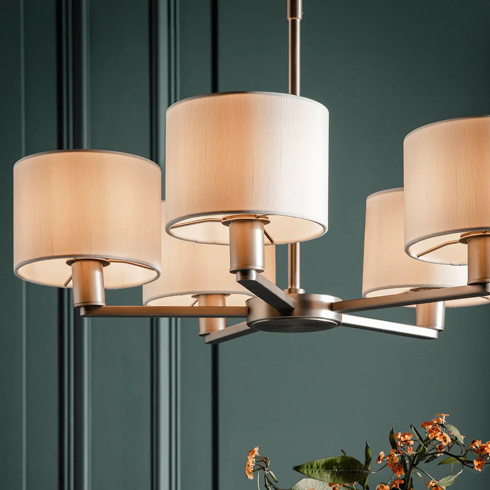 Alistair 3/5Lt Centre Ceiling Light - Antique Bronze/Matt Nickel - Image 14