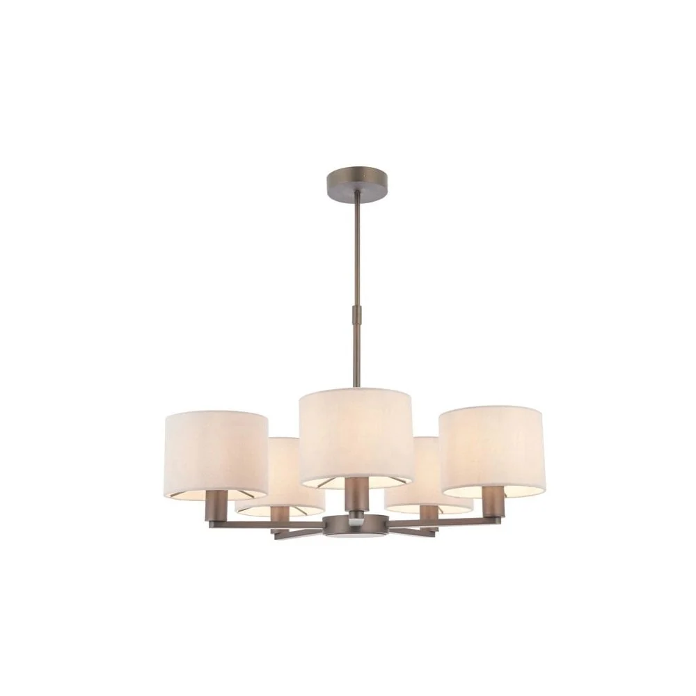 Alistair 3/5Lt Centre Ceiling Light - Antique Bronze/Matt Nickel - Image 19