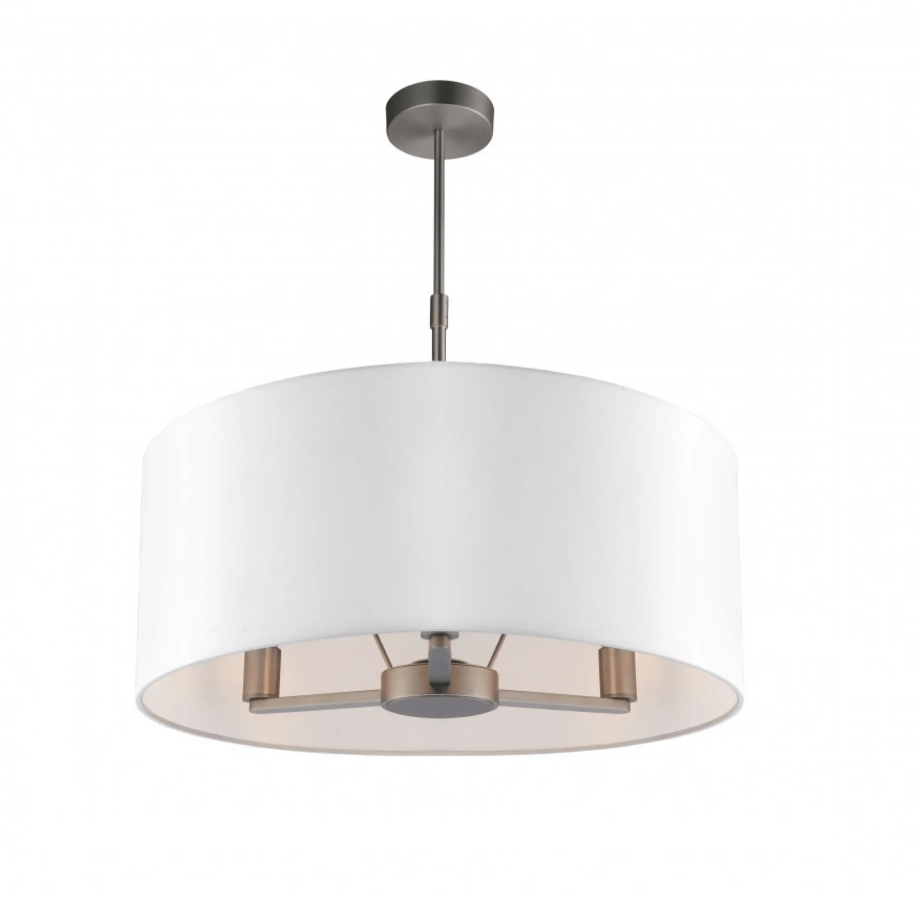 Alistair 3Lt Shaded Pendant - Antique Bronze / Matt Nickel - Image 2