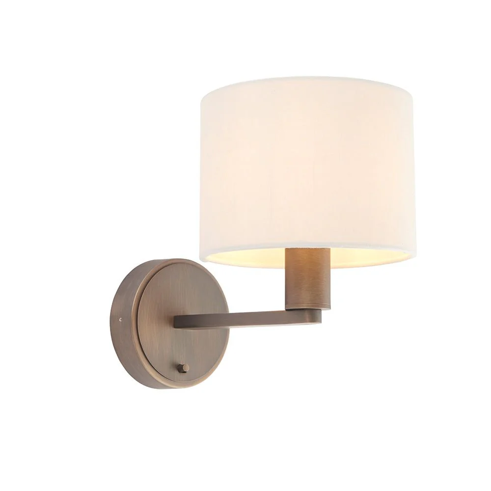 Alistair Wall Light - Antique Bronze /  Matt Nickel - Image 5